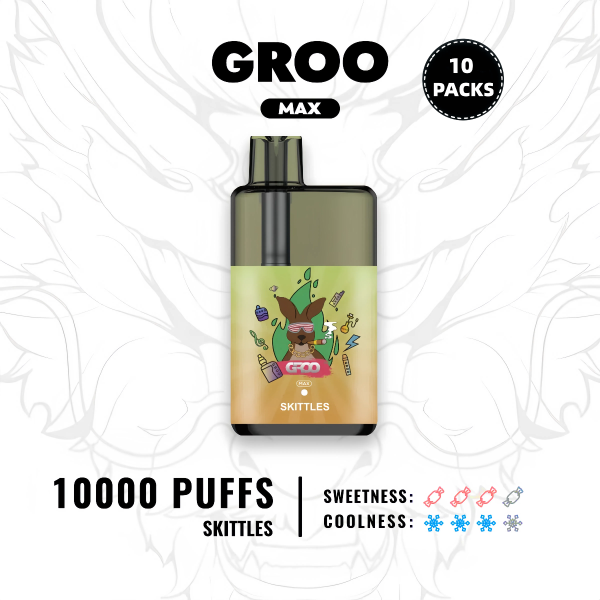 GROO MAX - Skittles - 10 Pack